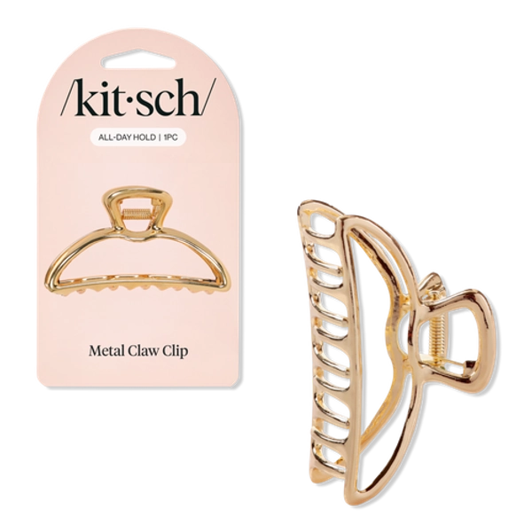 Gold Open Shape Claw Clip