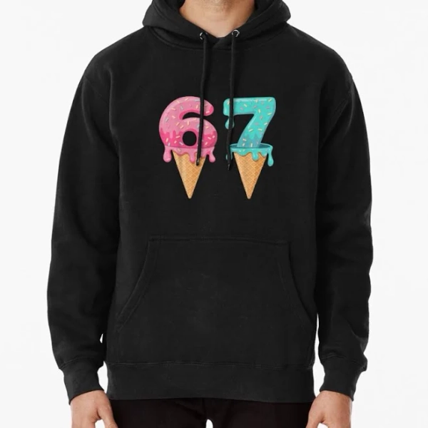 Baseball Drip Ice Cream 67 Baseball Hoodie