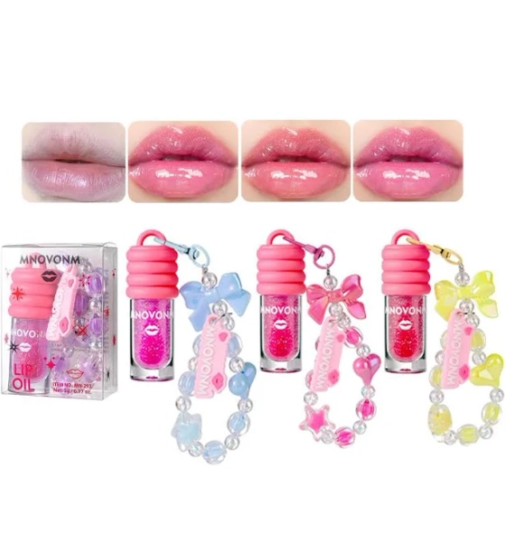3 Pcs Hydrating Lip Gloss Set