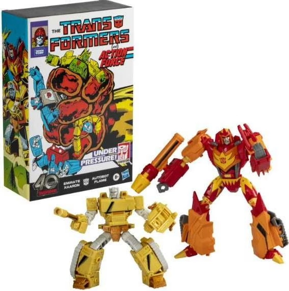 Transformers Comic Edition Autobot Flame & Emirate Xaaron Action Figure 2-Pack - Walmart.com