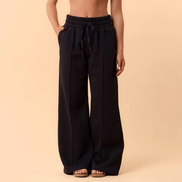 Blogilates Women's Travel Trouser High-Rise Wide Leg Sweatpants : Target
