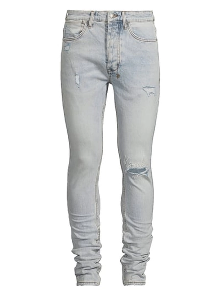Ksubi Men's Van Winkle Embroidered Skinny Jeans - Denim - Size 34