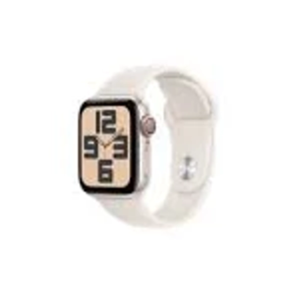 APPLE Apple Watch SE GPS + Cellular 40mm Starlight Aluminium Case with Starlight Sport Band - S/M Offerte | 3C