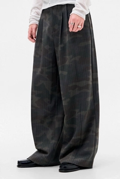 Jaded London Camo Pinstripe Goliath Suit Trousers