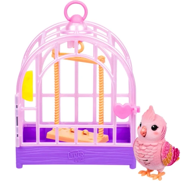 Little Live Pets My Really Real Bird & Cage Rosie