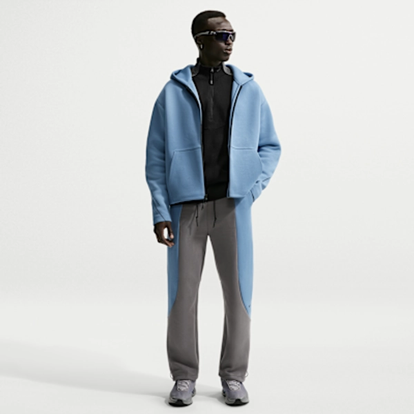 Nike Tech Men's Color-Block Open-Hem Fleece Pants