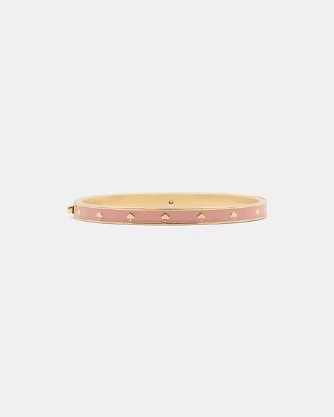 Spot The Spade Enamel Hinged Bangle