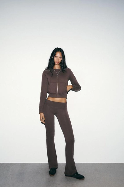 ZIPPERED PLUSH JACKET