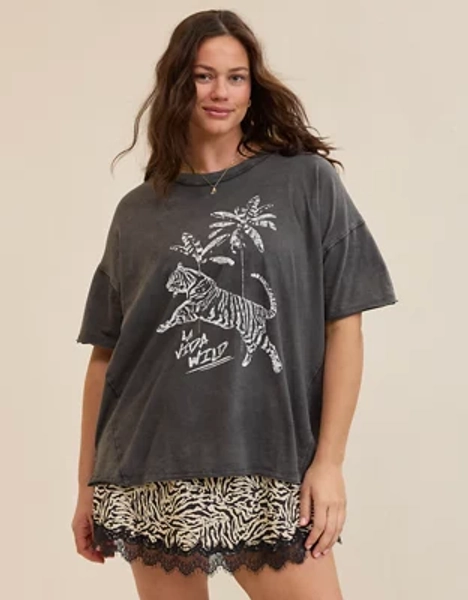 Aerie Oversized Crew Boyfriend T-Shirt