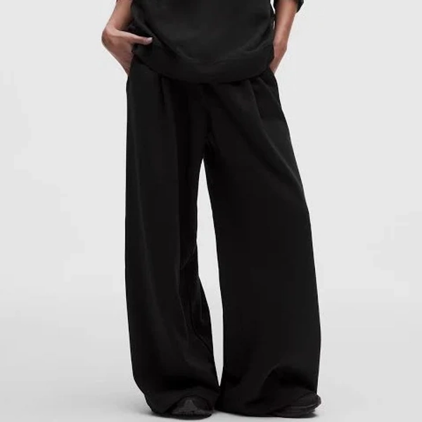 lululemon French Terry Mid-Rise Wide-Leg Pant