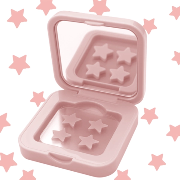 60pcs/Box Cute Star Acne Patches - Water-Based Gel Acne Face Mask Stickers, Alcohol-Free, Fragrance-Free, Gentle On Skin, Deep Cleanse Pimples, Suitable For Party Decoration, Can Be Used As Face Stickers, With Makeup Mirror, Great For Valentine's Day Gift, Affordable Price, Suitable As Valentine's Day Gift, Cosmetics, Makeup Tools, Inexpensive Items, Gifts, Gifts For Her, Valentine's Day Gift,Giveaways,Travel,Cheap Stuff,Travel Essential