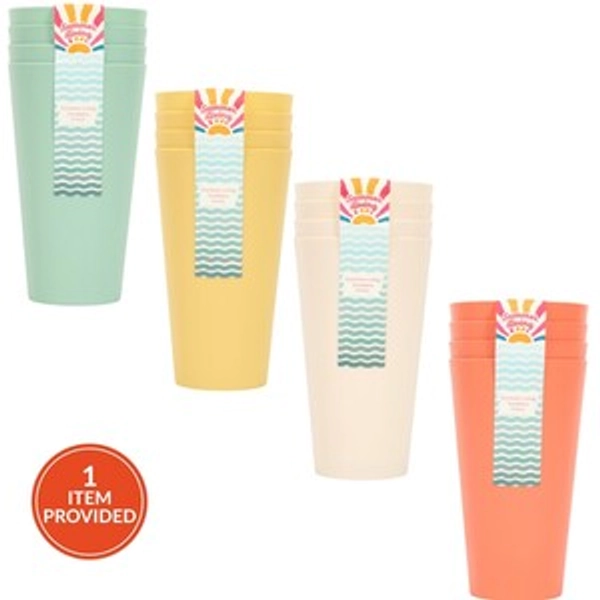 Pack of 4 Summer Tumblers