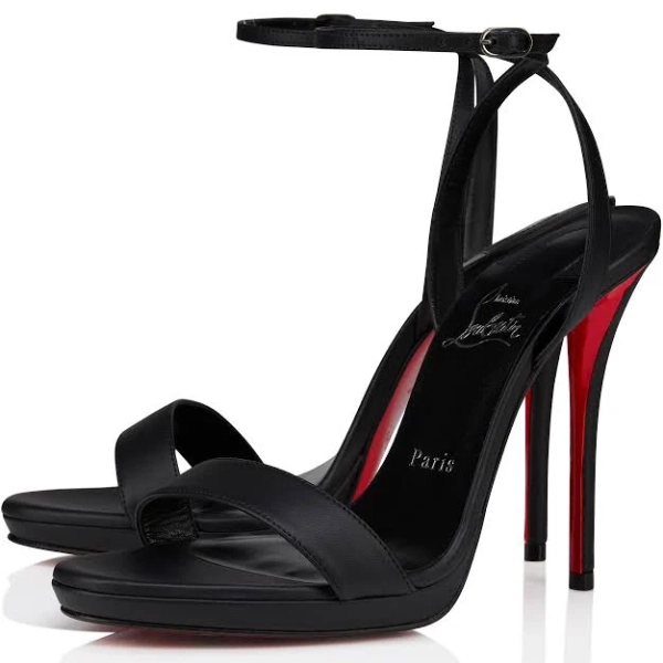 Christian Louboutin Women's Miss Z 120 Leather Heeled Sandals