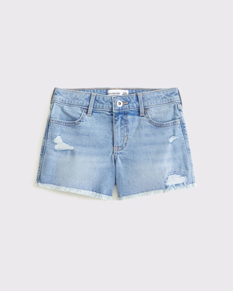 low rise midi shorts