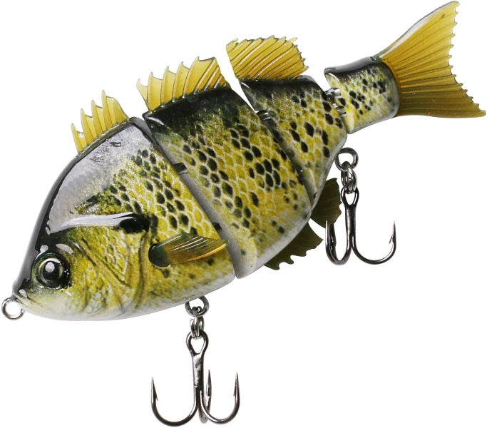 H2OX Sinking Hybrid Jerk Sun Fish Bait Live Baby Crappie