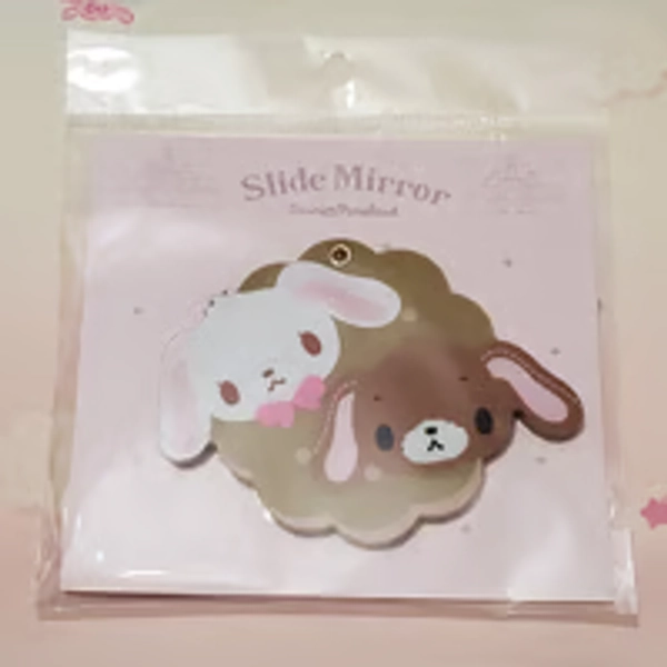 Sanrio Sugarbunnies slide mirror shirousa kurousa