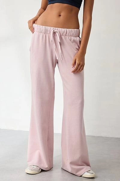 Out From Under Lived In Flare Sweatpant in Pink, Women's at Urban Outfitters