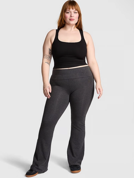 All-Day Cotton™ Foldover Flare Leggings
