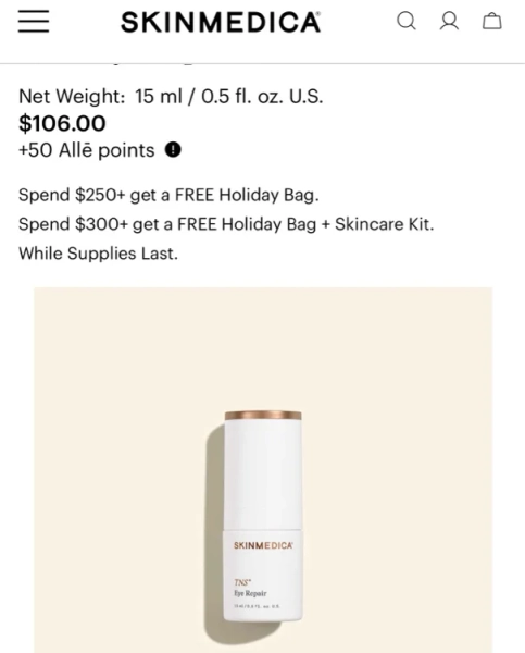 SkinMedica TNS Eye Repair
