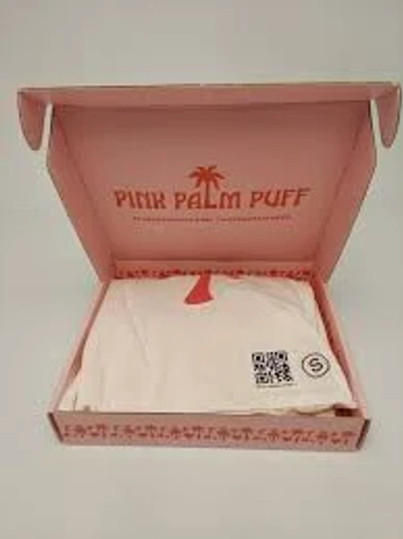 Pink Palm Puff Pajamas