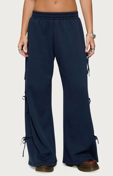 Claudette Baggy Ribbon Sweatpants
