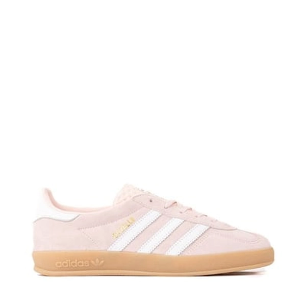 Womens adidas Gazelle Indoor Athletic Shoe - Sandy Pink / White / Gum