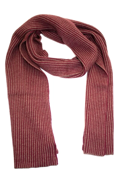 Portolano Stripe Knit Scarf in Sable Brown/Maroon at Nordstrom Rack | Scarf aesthetic, Mens knitted scarf, Neutral scarf