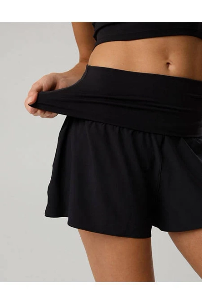 Aerie Real Me Foldover Flowy Shorts