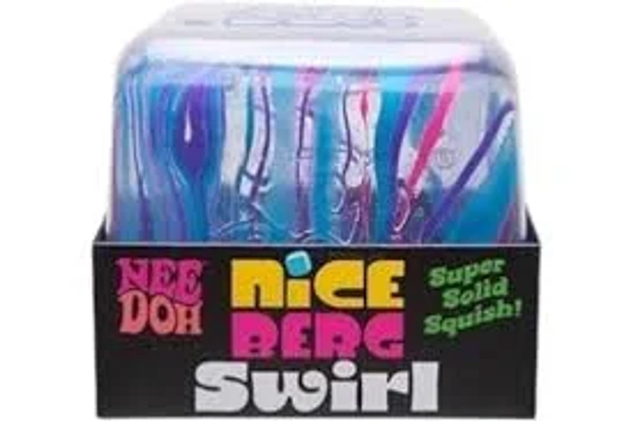 NeeDoh Jumbo Swirl Nice Berg Squishy Fidget ToyBlue