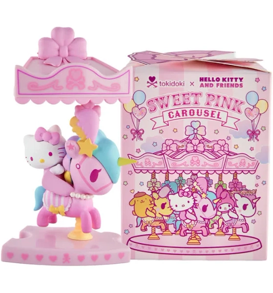 Tokidoki Hello Kitty and Friends Sweet Pink Carousel Blind Box