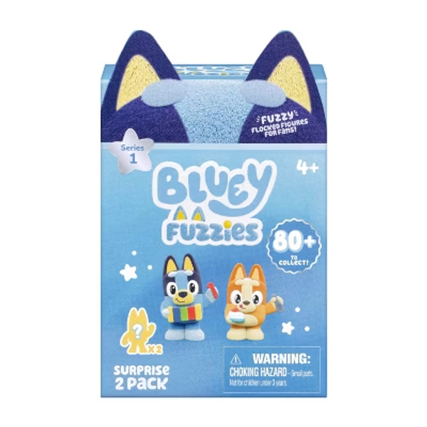Bluey Fuzzies Surprise Figure 2pk