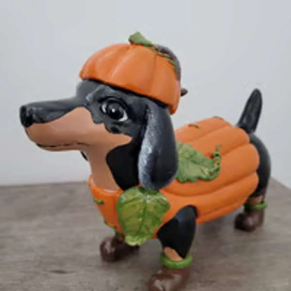 Dachshund Pumpkin Dog Halloween Decor