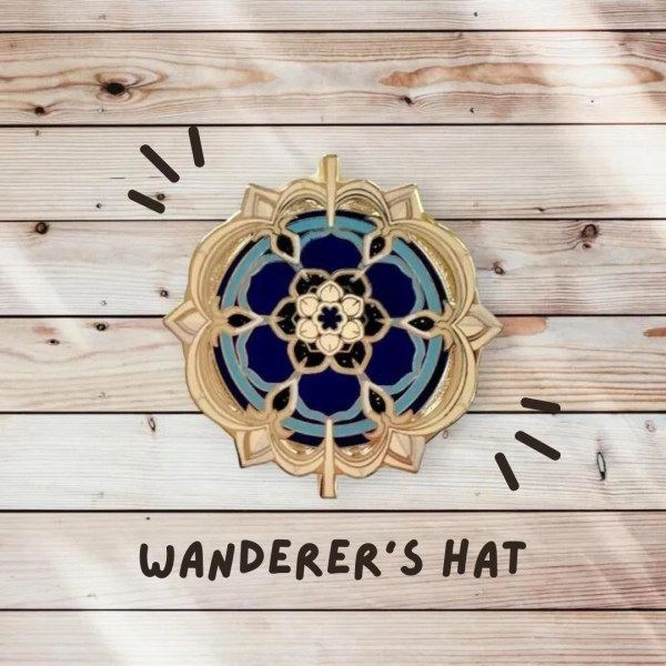 Wanderer Hat Enamel Pin - Genshin Impact