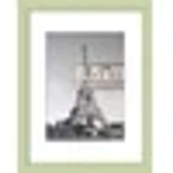 MaxxMarket 8.5 By 11 Picture Frame, Display Pictures 6x8 with Mat or 8.5 x 11 Without, Wall Hanging Photo Frames,Green, 1 Pack