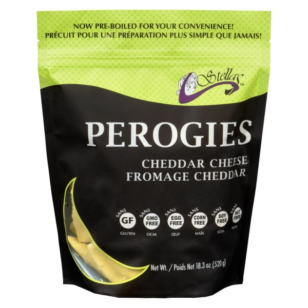 Stellas GF Cheddar Cheese Perogies