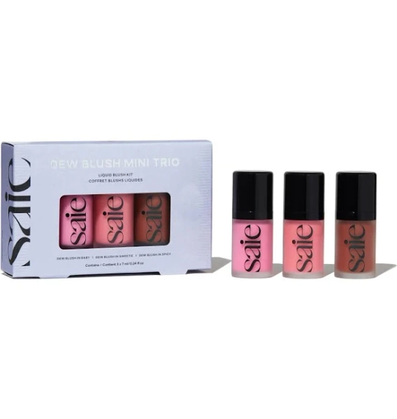 Saie Mini Dew Blush Trio Gift Set