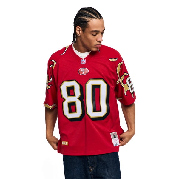 Unisex San Francisco 49ers Jerry Rice Mitchell & Ness x Golf Wang Scarlet 1994 Legacy Fashion Jersey