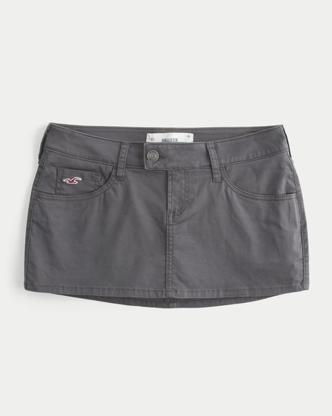 Twill Icon Micro Mini Skort