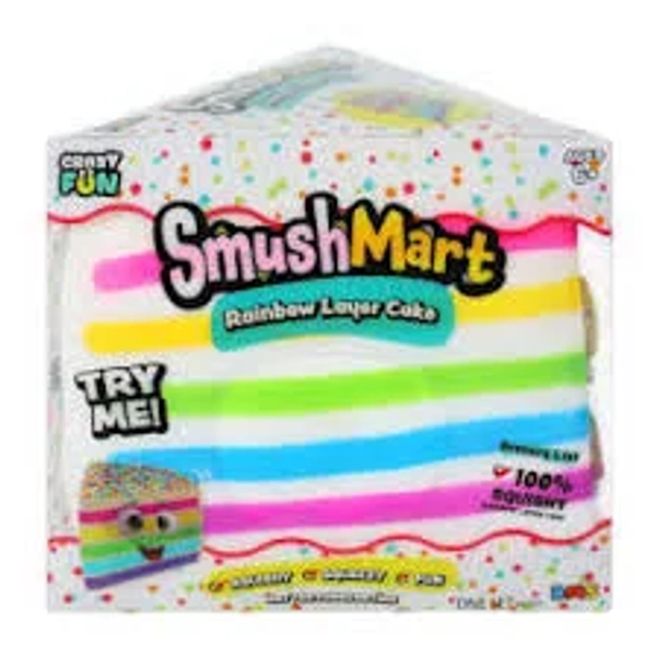 Crazy Fun Rainbow Layer Cake Squishy Toy