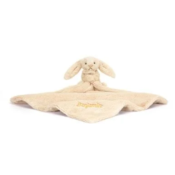 Official Jellycat Personalized Bashful Luxe Bunny Rosa Soother
