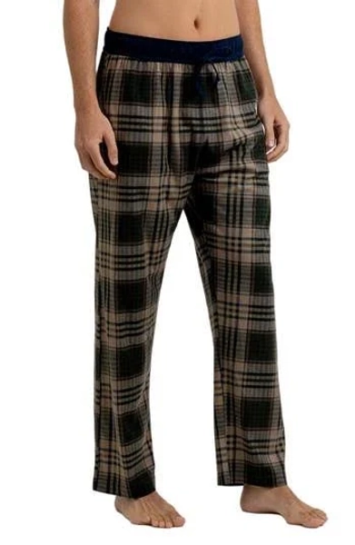 Rainforest Men's Brushed Plaid Flannel Lounge Pants