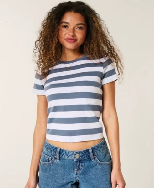 100% Cotton Crew Baby Tee
