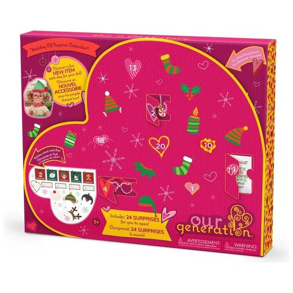 Our Generation Holiday Elf Surprise Calendar