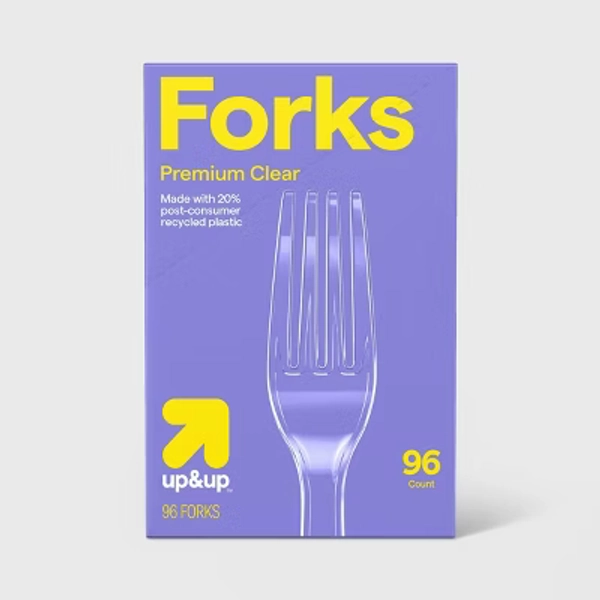 Premium Disposable Forks - 96ct - up&up™