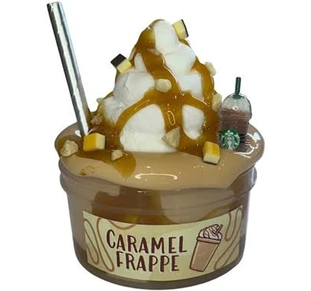Caramel Frappe DIY clay slime