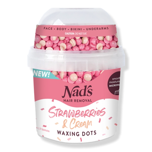 Strawberries & Cream Waxing Dots Hair Removal Wax Beads