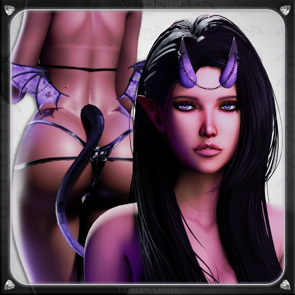 DEMON SET | VRCHAT ASSET