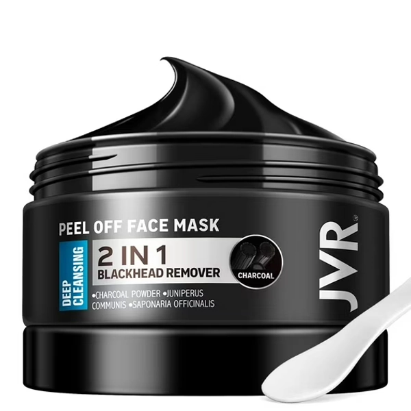Blackhead Remover Mask, Purifying Peel Off Mask for All Skin Types, Charcoal Face Mask for Deep Cleansing Blackheads 4.23 OZ