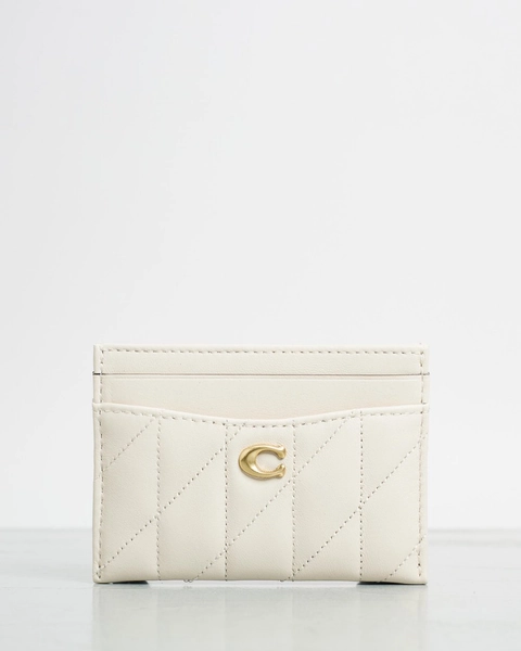Essential Quilted Pillow Leather Flat Card Case