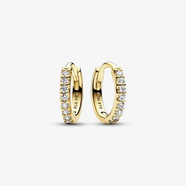 Pandora Shine Sparkling Huggie Hoop Earrings